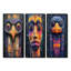 Ravens Call Totem I - Native American Art Totem Wall Art Collection-1123203024-1123203029-1123203031