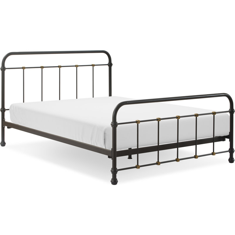 Elle Decor Renaud Parisian Metal Bed, Queen