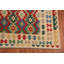Tapis géométrique en laine réversible 8 x 11