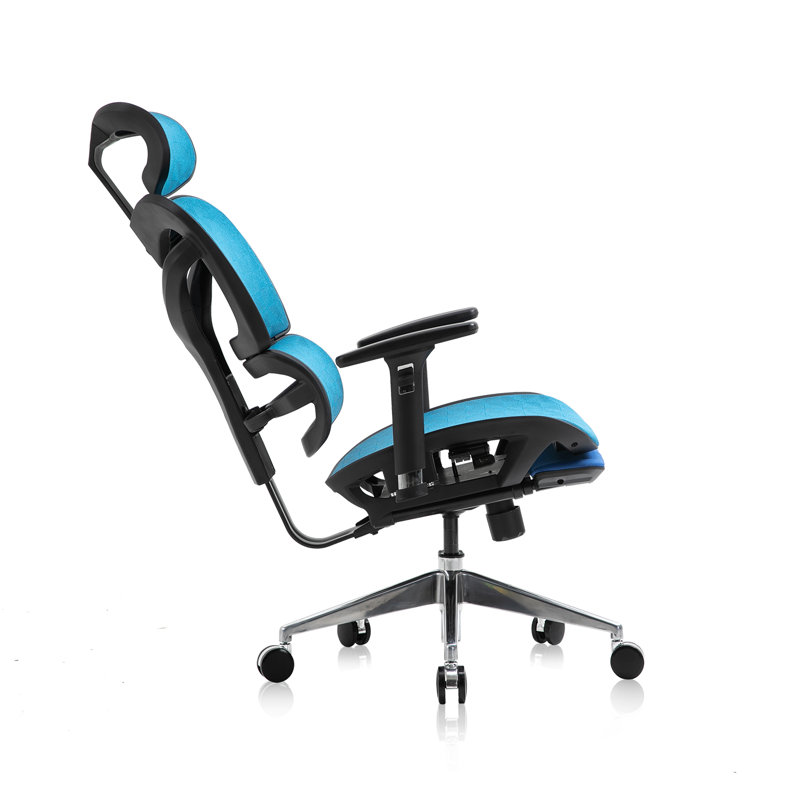 Pont Mesh Task Chair with Headrest, Light Blue