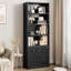 Bibliothèque haute, 6 tablettes en bois-347003767