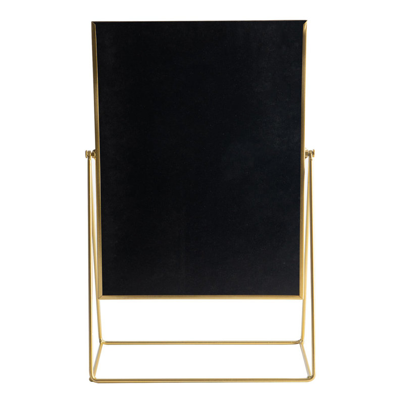 Harbour Housewares - Dressing Table Vanity Makeup Mirror - 32 x 50cm , Gold, 1