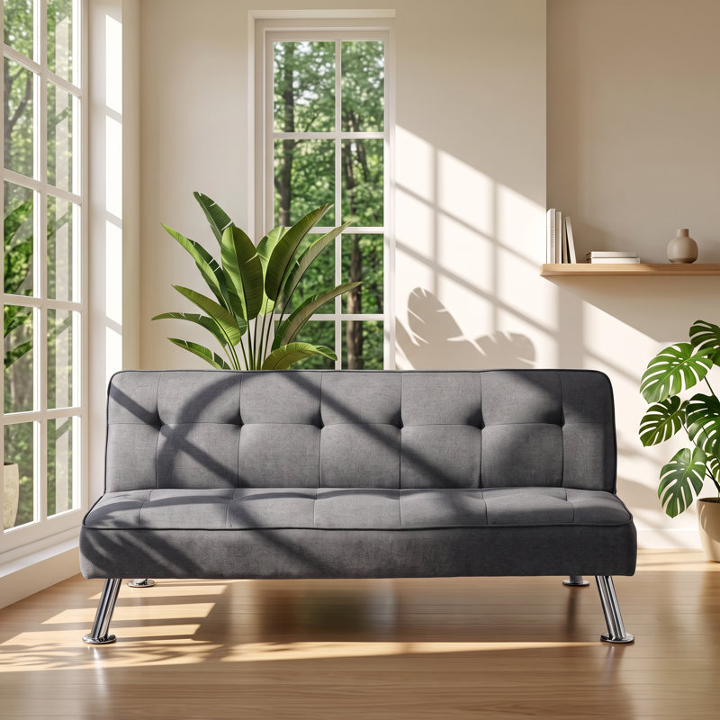 Twin 66 " Upholstered Convertible Sofa