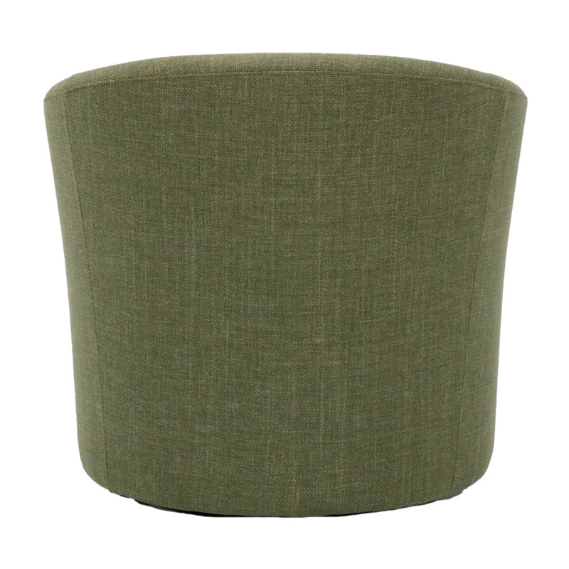 Fauteuil demi-tonneau pivotant 31 po Hansell, Mélange de polyester vert