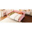 Lit de jour rembourré grand avec espace de sommeil confortable, structure, pas de sommier requis Assemblage facile