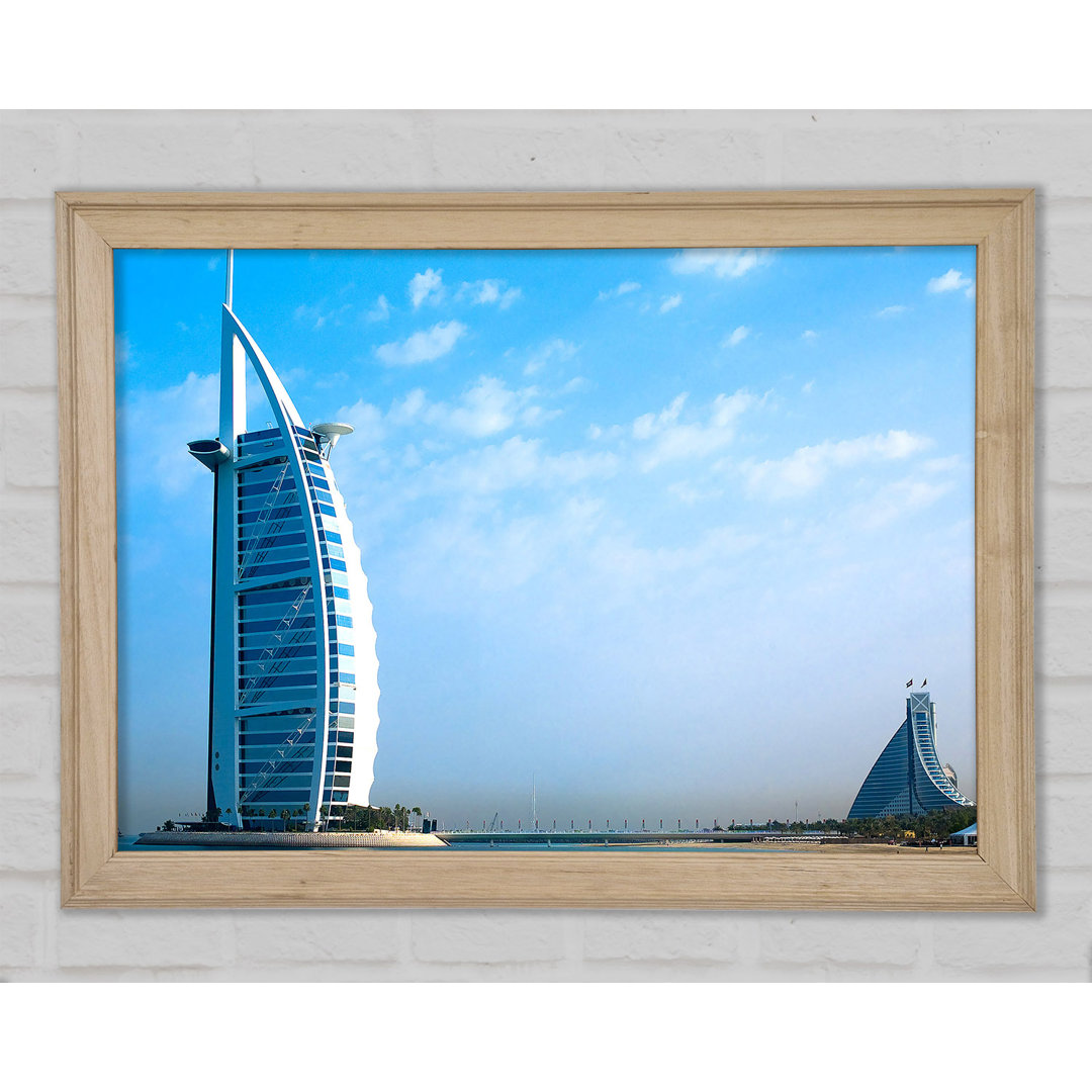 Burj Al Arab Dubai im Morgenhimmel - Druck