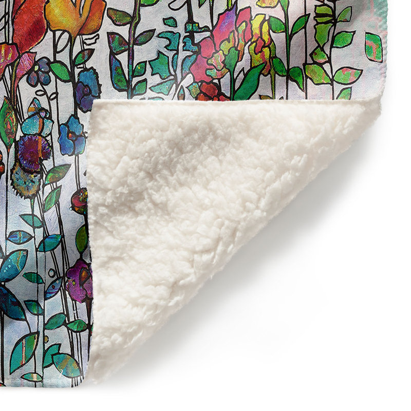 Couverture sherpa douce avec you you polaire, l 51 po x L 60 po