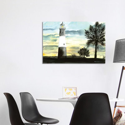 Tybee Island Lighthouse - Wrapped Canvas Painting