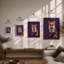 Fox Study Modern - Framed Print-977932776-977932782