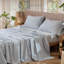 Ensemble de draps 100% coton lavé MooMee-119224422-121458986