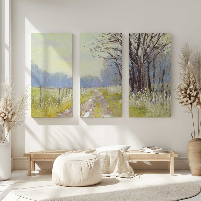 Éveil printanier | Impression sur toile 3 panneaux, H 36 po x l 54 po