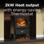 Dimplex GOSFORD Optimyst Ultra-realistic Electric Flame Effect Stove Fire, 48cm W with remote control