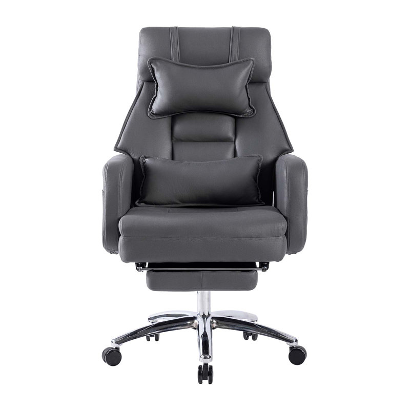 Chaise de bureau pivotante à 360 ° avec base en métal avec coussin amovible, chaise de bureau moderne pour petits espaces, salon, chambre à coucher, coin lecture