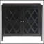 Console noire avec tablette à l'intérieur