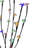 Set Of 3 Led Cherry Blossom Lighted Artificial Tree Branches 2.5' - Multi Coloured-1370434607