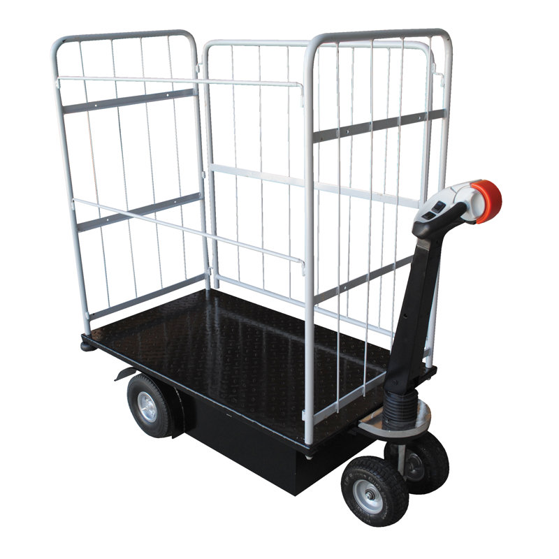 Chariot utilitaire Traction Drive avec 2 tablettes à chargement latéral