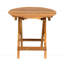 Table d'appoint d'extérieur pliable et réglable