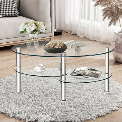 Siguna Glass Top Coffee Table