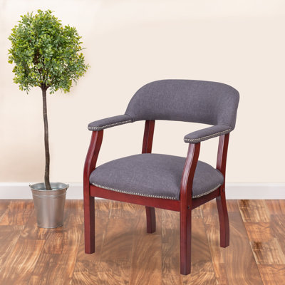 Fauteuil de conférence avec garniture cloutée Zakrzewski 