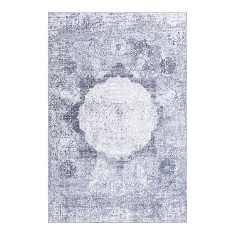 Floral Indoor Rug, Rectangle 6' x 9'