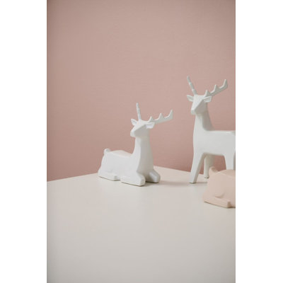Orrie Minimal Deer Figurine 7"x 2.75"x 7.25"