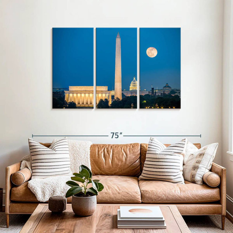Lilie Washington Monuments, 36" H x 57" W