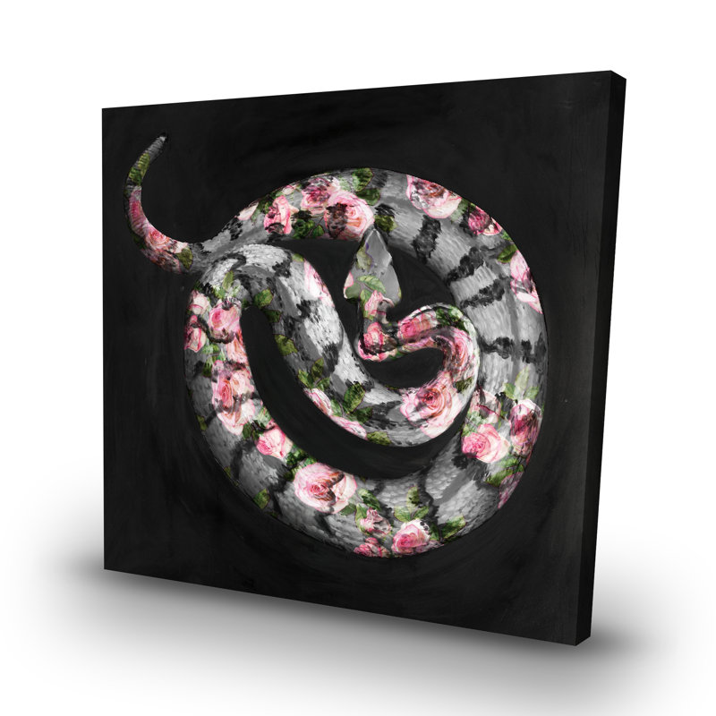 Poisonous flowers - 32"x32" art on canvas