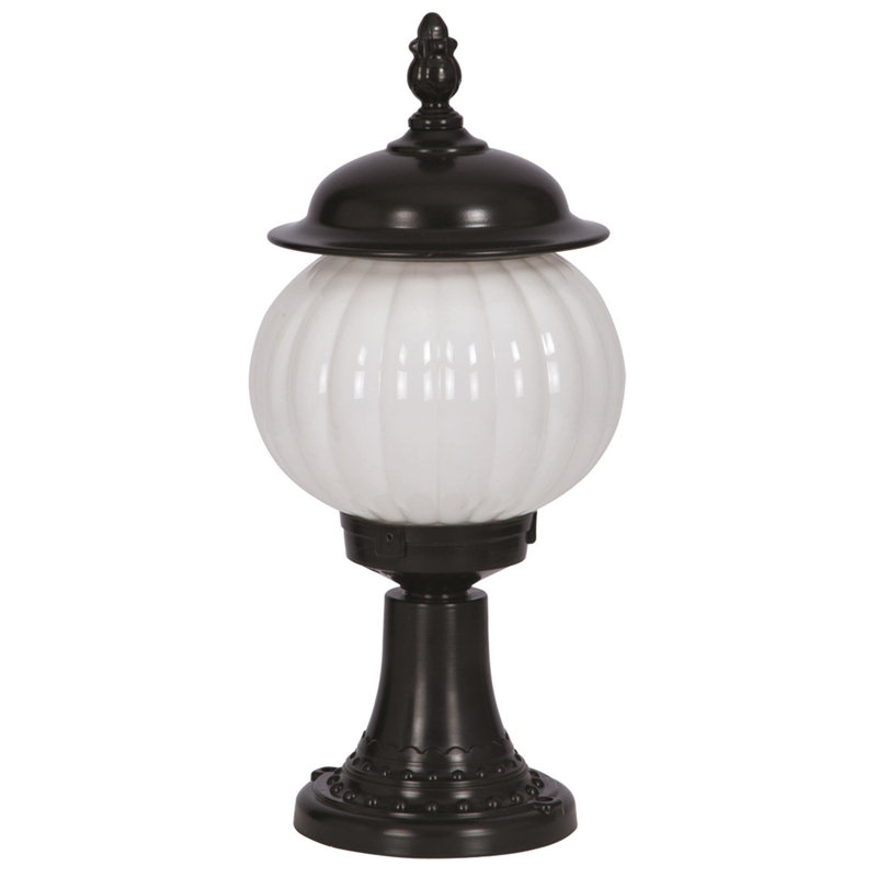 Lampe murale d'extérieur, corps en ABS noir avec capuchon en acrylique, 19,7 po x 9,1 po | Douille E27, 40 W maximum, indice d'étanchéité IP65 | Élégant design traditionnel et industriel américain pour l'éclairage de patio, de porche et de jardin