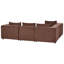 Chandy 4 Seater Boucle Corner Sectional-339539032-339539034