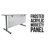 Frosted Acrylic Desk Mounted Modesty Panel-16489955-16489953-16489967
