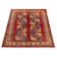 Tapis rouge nouvel âge en laine 3 pi 10 po x 5 pi 9 po Yukano