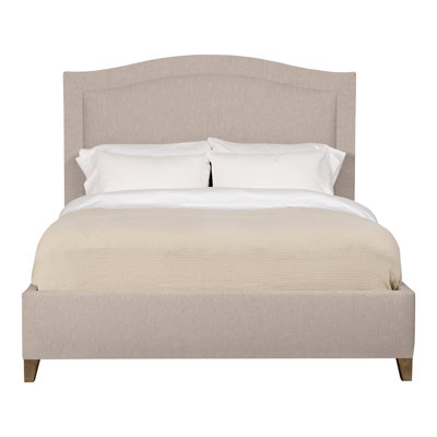 Caroline/Casey Queen Upholstered Low Profile Panel Bed
