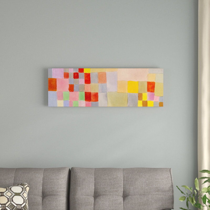 « flore on the sable », impression sur toile, H 16 po x l 48 po x P 1,5 po, Toile tendue