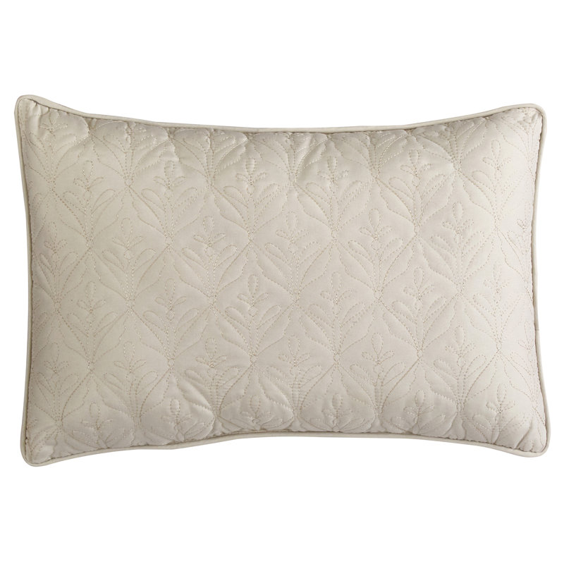 Ensemble d'édredon en microfibre 7 pièces Piercen, Édredon de très grande taille et 6 pièces suppl, Blanc