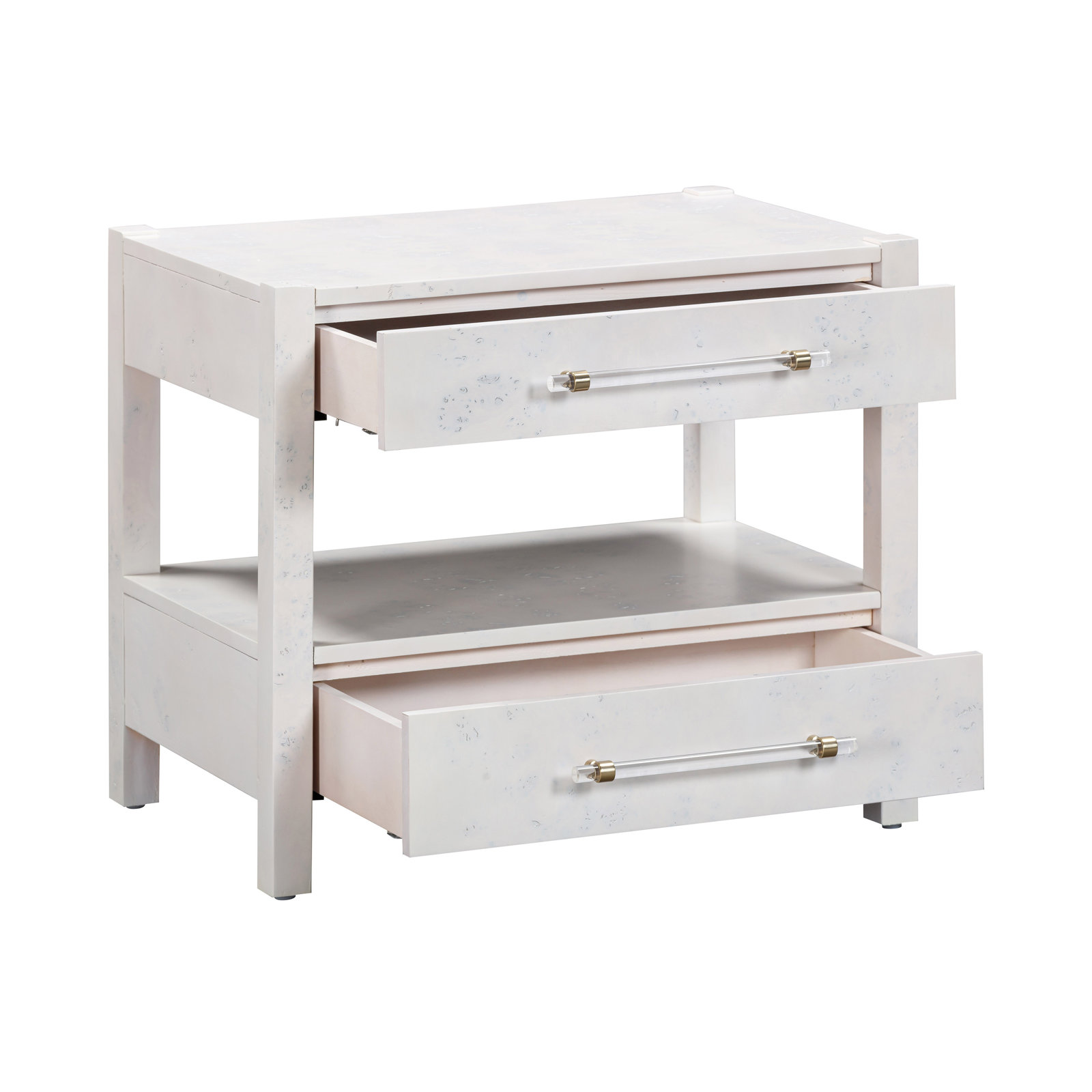 Omnia 2 - Drawer Nightstand, White