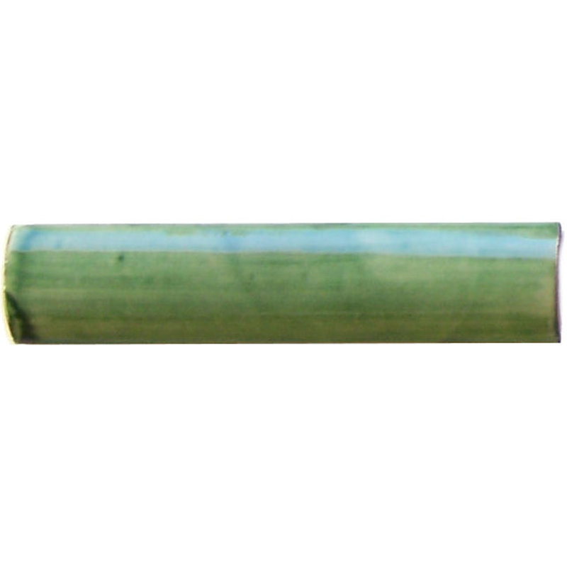 5pcs TalaMex Quarter Round Trim, Green, 1.2" W x 6" L