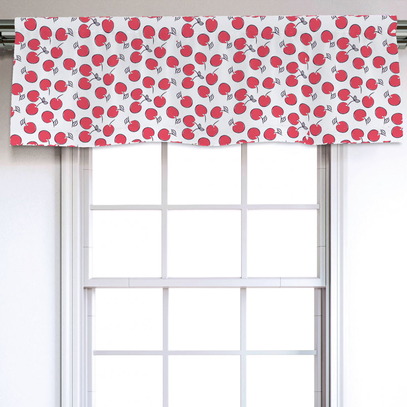 Sateen Ruffled Window Valance