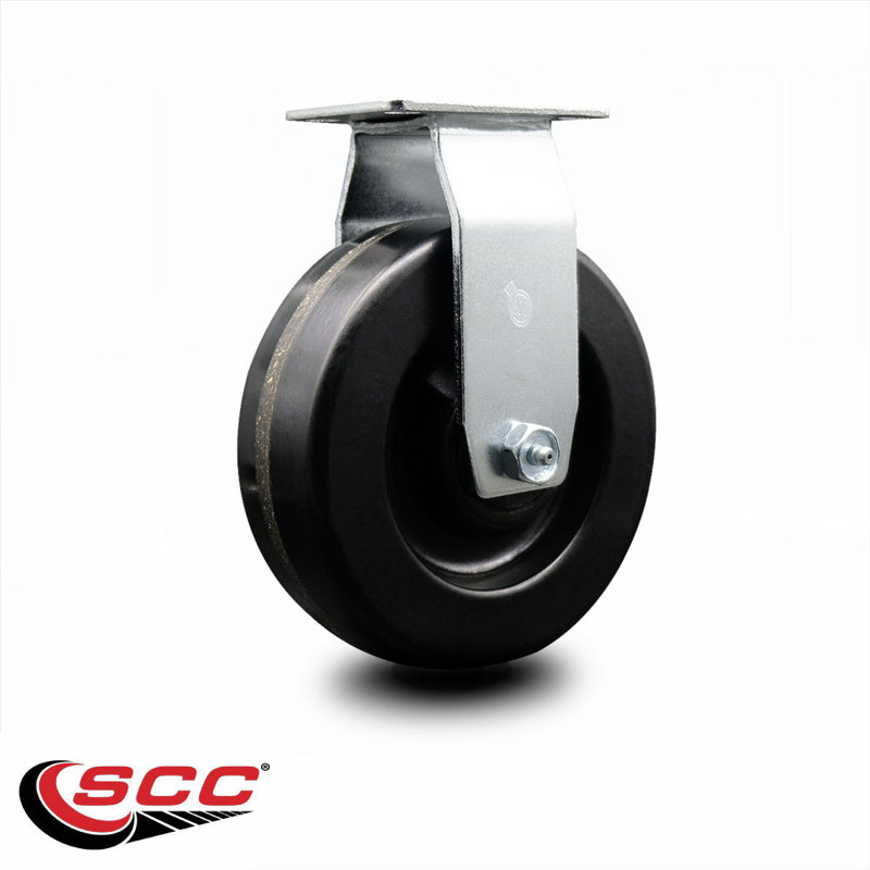 Phenolic Wheel Rigid Caster with Roller Bearing