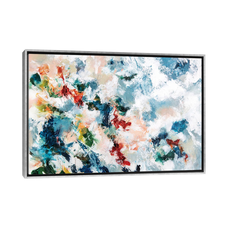 Meltemi par Cristina dalla Valentina-impression d’art graphique, H 32 po x l 48 po x 1,5 po, Pas de tapis