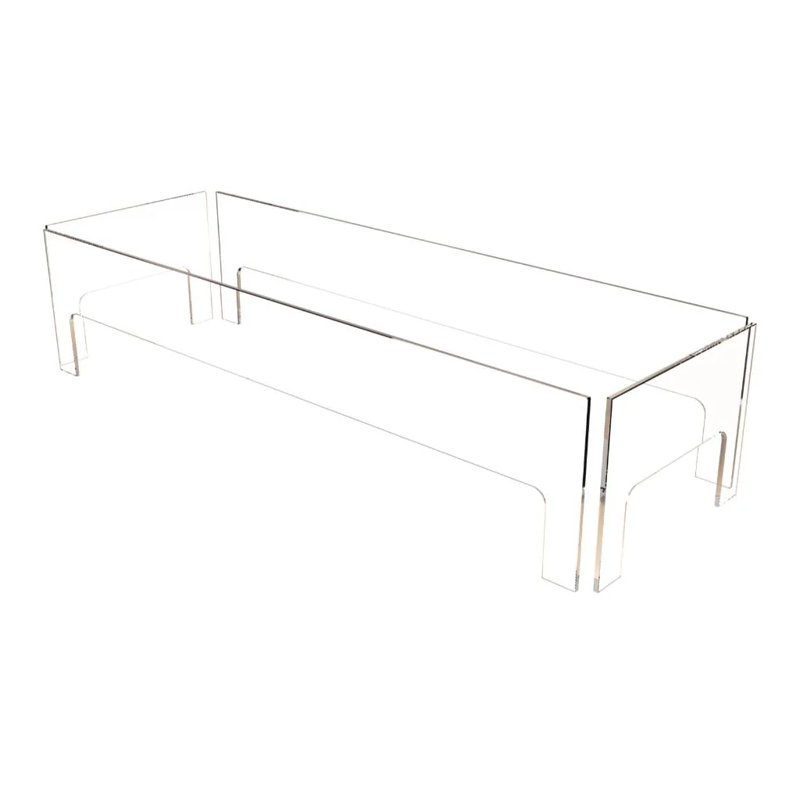 EcoSmart L1080  Rectangle Glass Wind Guard Fire Pit Accessory