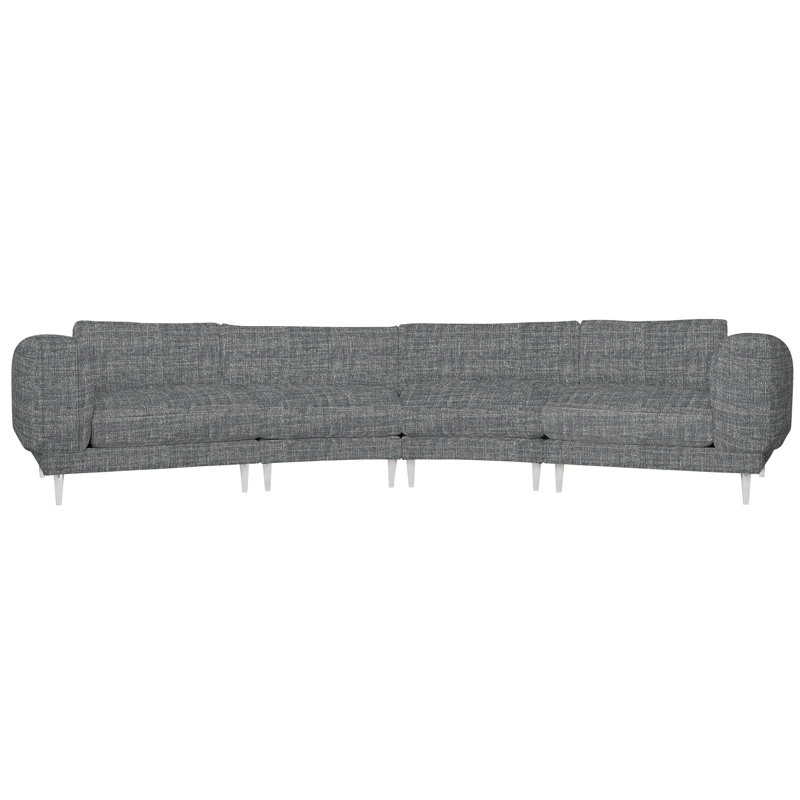 Harper Sectional, Dark Grey Chenille 5533-011