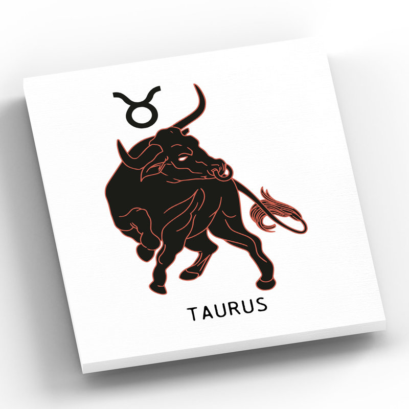 Kana Zodiac Taurus - Print on Wood