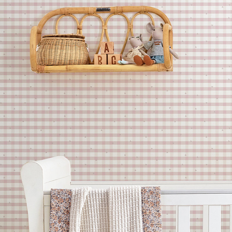 Rouleau de papier peint L 33 pi x l 21 po Tylasia Gingham