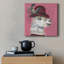 Lama et abeille - peinture sur toile tendue-38844049