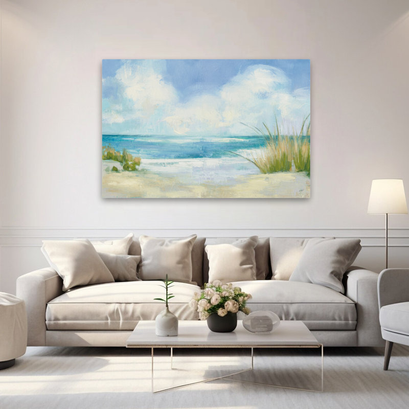 Vagues et vagues côtières et de plage I, H 60 po x l 40 po