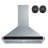  W103B Series 30" 600 CFM Convertible Wall Mount Range Hood in Stainless Steel With Filter Included