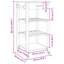 Solid Wood Bar Cart