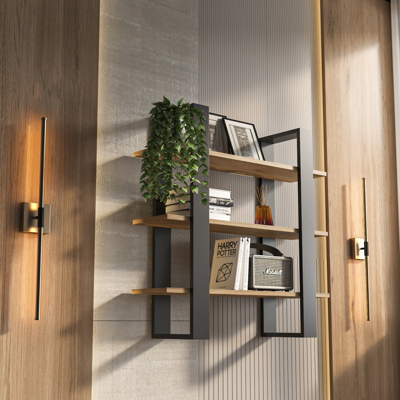 Demandrea Wallshelf, Oud Black