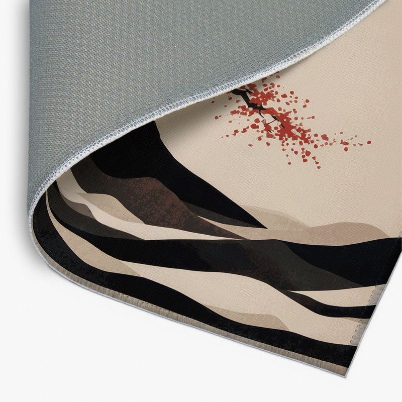 Tapis intérieur et extérieur Cherry Glow, Rectangle 1 pi 6 po x 2 pi 6 po