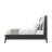 Rome Upholstered Wingback Bed